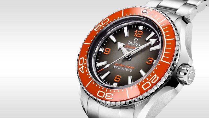 Omega Seamaster Planet Ocean 6000M 45.5mm Black Dial Silver Steel Strap Watch for Men - 21530462106001 Buy Now By Omega