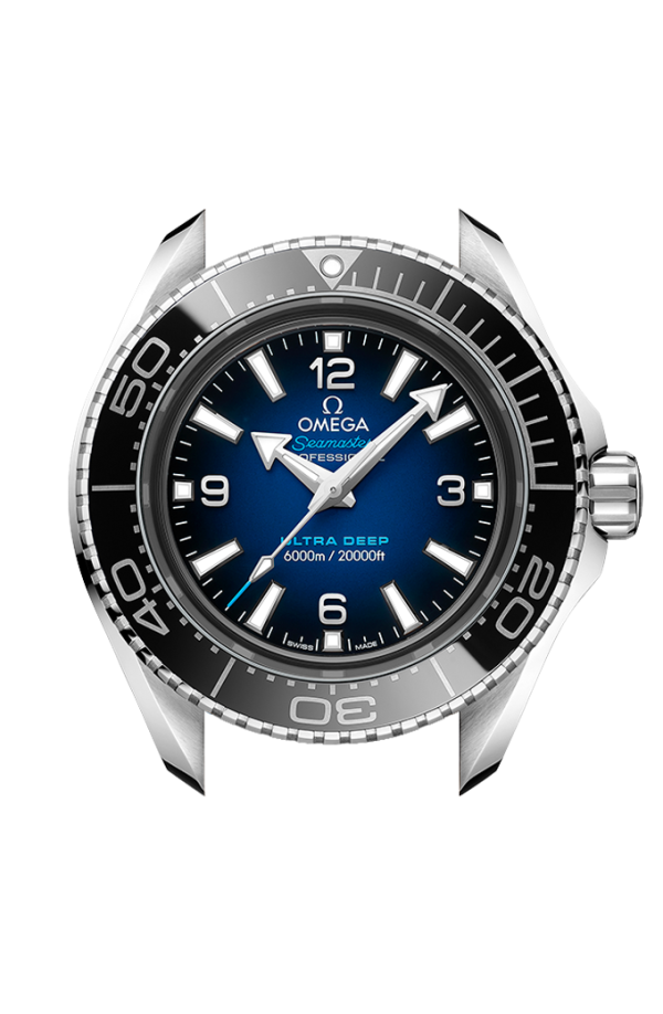 Omega Planet Ocean 6000M Co Axial Master Chronometer 45.5mm Blue Dial Black Rubber Strap Watch for Men - 21532462103001 Buy Now By Omega