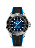 Omega Planet Ocean 6000M Co Axial Master Chronometer 45.5mm Blue Dial Black Rubber Strap Watch for Men - 21532462103001 Buy Now By Omega