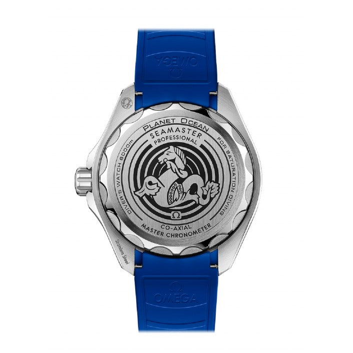 Omega Planet Ocean 6000M Co Axial Master Chronometer 45.5mm White Dial Black Rubber Strap Watch for Men - 21532462104001 Buy Now By Omega