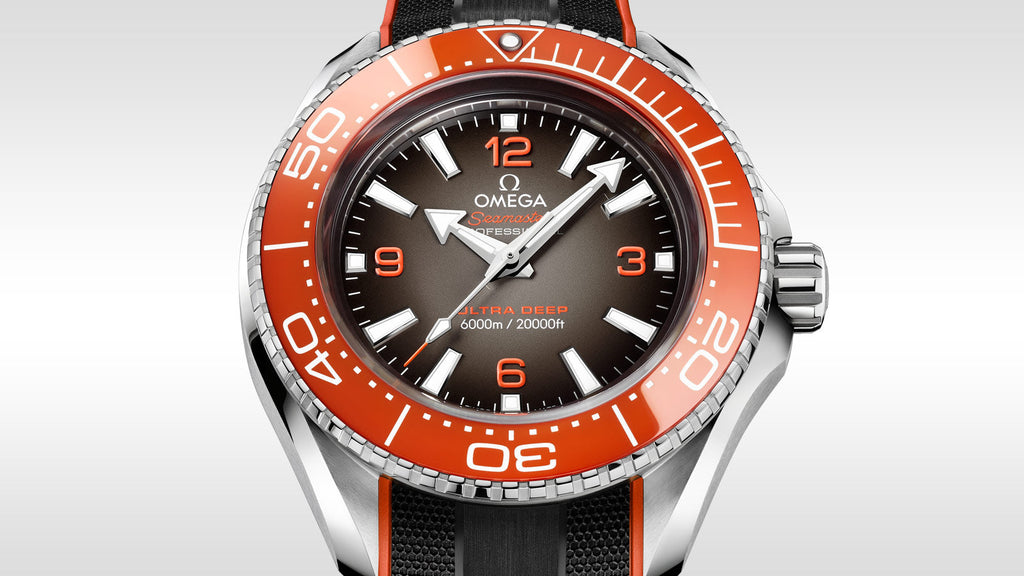 Omega Seamaster Planet Ocean 6000M Co Axial Master Chronograph Black Dial Black Rubber Strap Watch for Men - 21532462106001 Buy Now By Omega