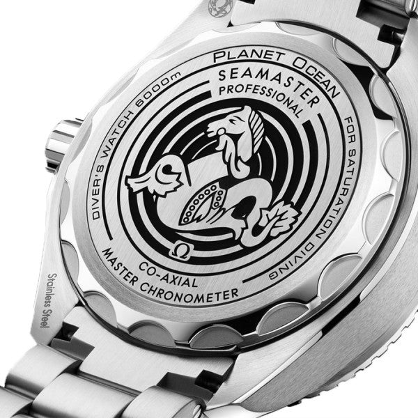 Omega Seamaster Planet Ocean 6000M Co Axial Master Chronometer Blue Dial Silver Steel Strap Watch for Men - 21530462103001 Buy Now By Omega