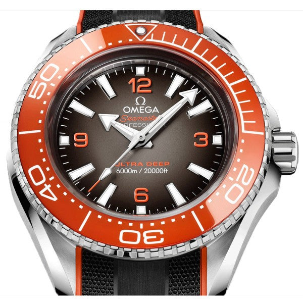 Omega Seamaster Planet Ocean 6000M Co Axial Master Chronograph Black Dial Black Rubber Strap Watch for Men - 21532462106001 Buy Now By Omega