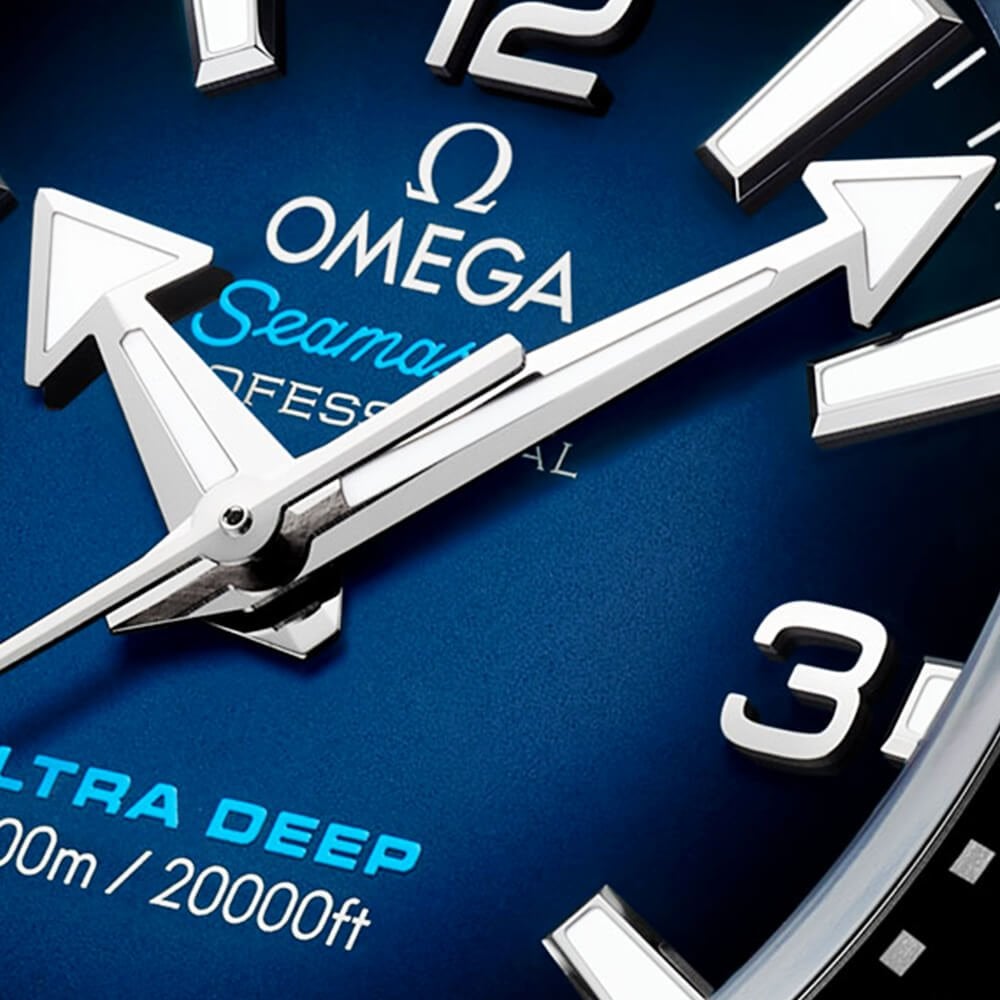 Omega Seamaster Planet Ocean 6000M Co Axial Master Chronometer Blue Dial Silver Steel Strap Watch for Men - 21530462103001 Buy Now By Omega