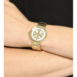 Tory Burch Reva Gold Dial Gold Steel Strap Watch for Women - TBW4025 Buy Now By Tory Burch