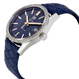 Tag Heuer Carrera Quartz Diamonds Blue Dial Blue Leather Strap Watch for Women - WAR1114.FC6391 Buy Now By Tag Heuer