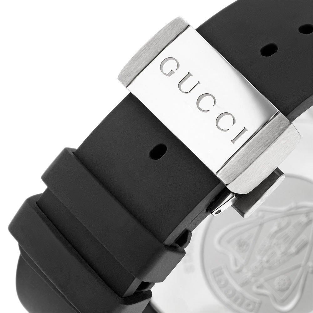 Gucci Dive Analog Quartz Black Dial Black Rubber Strap Watch For Men - YA136204 Buy Now By Gucci