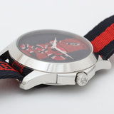 Gucci Le Marche Des Merveilles Blue Red Dial Blue Red Nylon Strap Unisex Watch - YA126493 Buy Now By Gucci