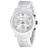 Michael Kors Runway White Ceramic Dial White Steel Strap Watch for Women - MK5161 Buy Now By Michael Kors