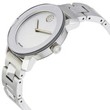 Movado Bold Crystal Dot Silver Dial Silver Steel Strap Watch For Women - 3600334 Buy Now By Movado