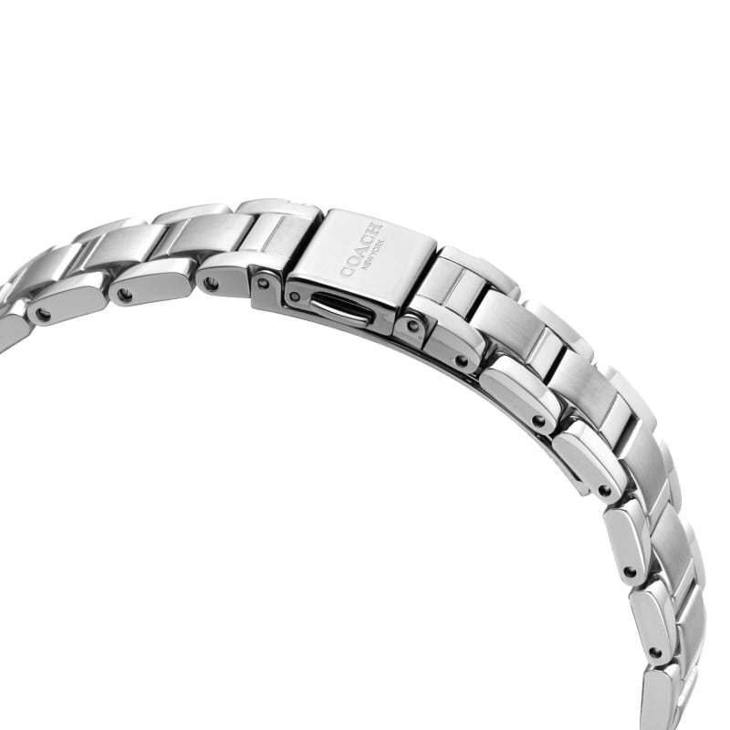 Coach Park Mother of Pearl Blue Dial Silver Steel Strap Watch for Women - 14503224 Buy Now By Coach