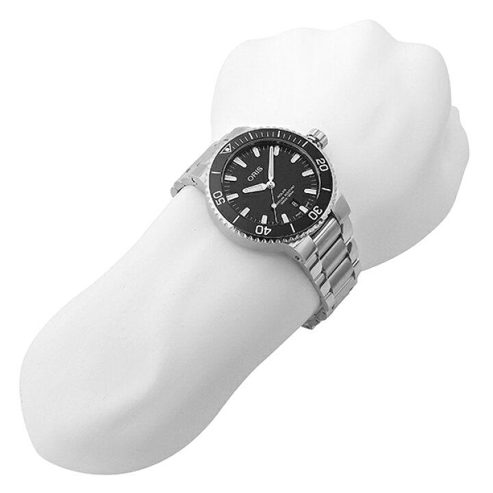 Oris Aquis Date Black Dial Silver Steel Strap Watch for Men - 0173377304134-0782405PEB Buy Now By Oris