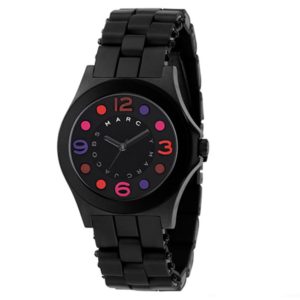 Marc Jacobs Pelly Black Dial Black Silicone Strap Watch for Women - MBM2543 Buy Now By Marc Jacobs