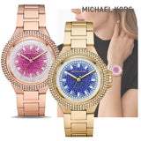 Michael Kors Camille Analog Pink Dial Rose Gold Steel Strap Watch for Women - MK7340 Buy Now By Michael Kors