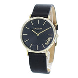 Coach Perry Black Dial Black Leather Strap Watch for Women - 14503333 Buy Now By Coach