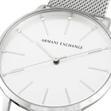 Armani Exchange Lola Analog Silver Dial Silver Mesh Strap Watch For Women - AX5535 Buy Now By Armani Exchange