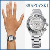 Swarovski Dextera Chronograph Silver Dial Silver Steel Strap Watch for Women - 5641297 Buy Now By Swarovski