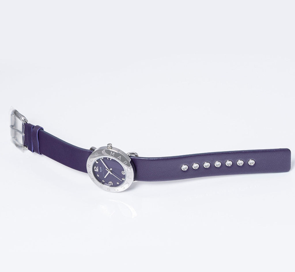 Marc Jacobs Marc Purple Dial Purple Leather Strap Watch for Women - MBM8530 Buy Now By Marc Jacobs