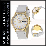 Marc Jacobs Fergus Grey Dial Grey Leather Strap Watch for Women - MBM8654 Buy Now By Marc Jacobs