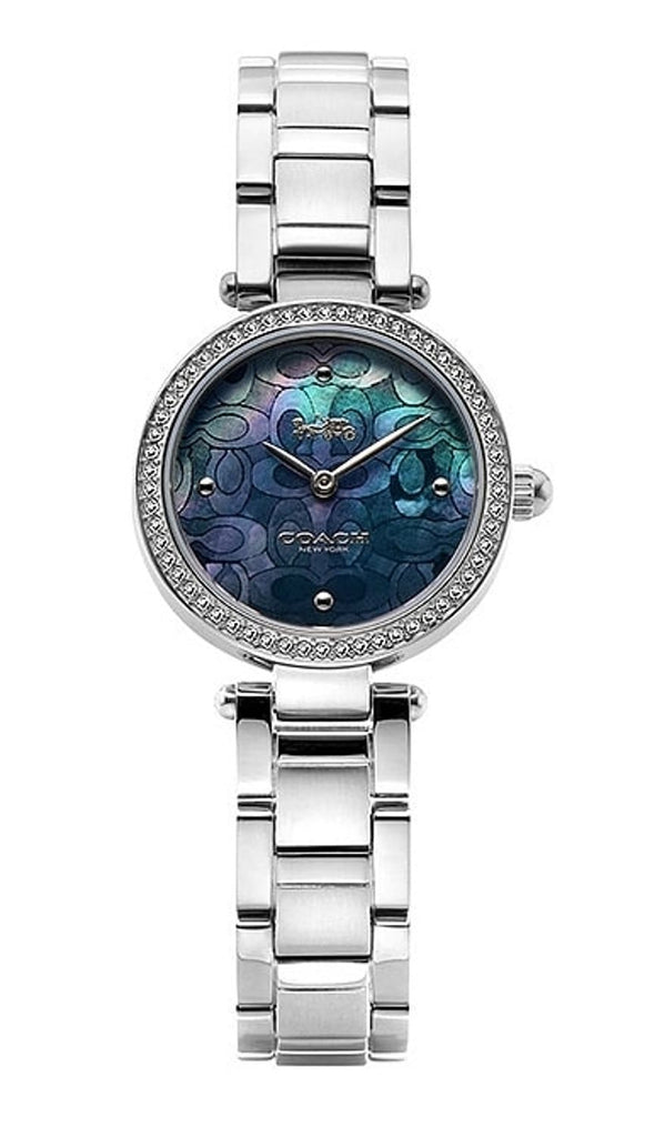 Coach Park Mother of Pearl Blue Dial Silver Steel Strap Watch for Women - 14503224 Buy Now By Coach