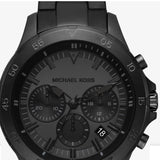 Michael Kors Grayson Chronograph Black Dial Black Steel Strap Watch For Men - MK9109 Buy Now By Michael Kors