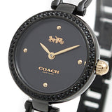 Coach Park Swarovski Crystals Black Dial Black Steel Strap Watch for Women - 14503564 Buy Now By Coach