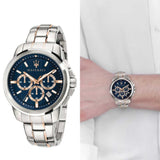 Maserati Successo Chronograph 44mm Stainless Steel Watch For Men - R8873621008 Buy Now By Maserati