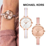 Michael Kors Jaryn Analog White Dial Two Tone Steel Strap Watch For Women - MK4342 Buy Now By Michael Kors