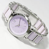 Coach Tristent Purple Dial Two Tone Steel Strap Watch for Women - 14502461 Buy Now By Coach