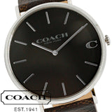 Coach Charles Black Dial Brown Leather Strap Watch for Women - 14602156 Buy Now By Coach