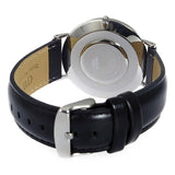 Daniel Wellington Classic Sheffield White Dial Black Leather Strap Watch For Men - DW00100020 Buy Now By Daniel Wellington