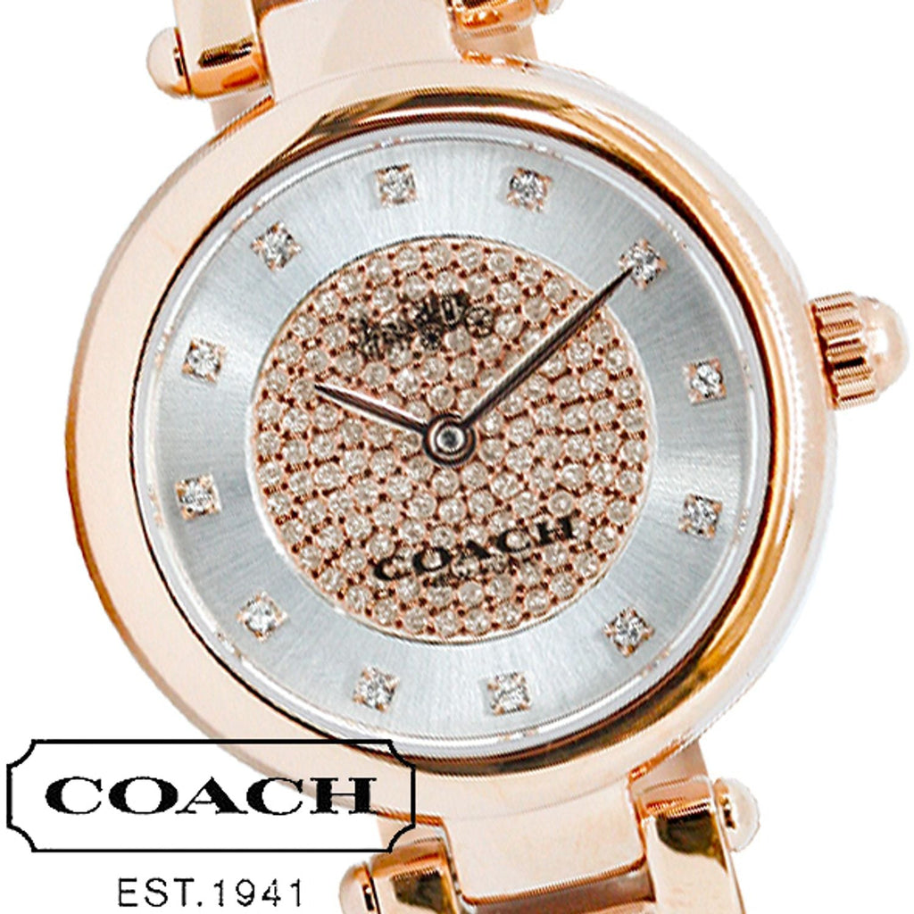Coach Park Silver Dial Rose Gold Steel Strap Watch for Women - 14503736 Buy Now By Coach