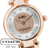 Coach Park Silver Dial Rose Gold Steel Strap Watch for Women - 14503736 Buy Now By Coach