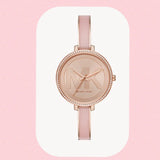 Michael Kors Jaryn Analog Rose Gold Dial Pink Steel Strap Watch For Women - MK4545 Buy Now By Michael Kors