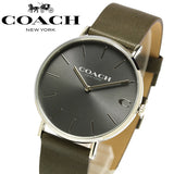 Coach Charles Grey Dial Brown Leather Strap Watch for Men - 14602153 Buy Now By Coach