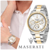 Maserati Competizione Chronograph Quartz Silver Dial Watch For Men - R8853100021 Buy Now By Maserati