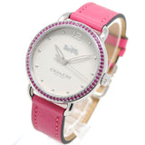 Coach Delancey White Dial Red Leather Strap Watch for Women - 14502879 Buy Now By Coach