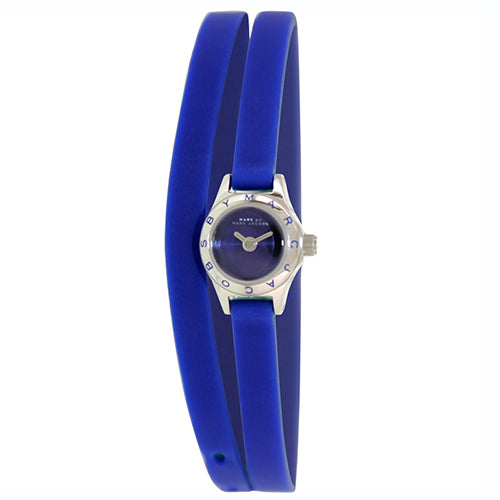 Marc Jacobs Blade Blue Dial Blue Leather Strap Watch for Women - MBM1342 Buy Now By Marc Jacobs
