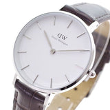 Daniel Wellington Classic Petite York White Dial Black Leather Strap Watch For Women - DW00100188 Buy Now By Daniel Wellington