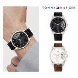 Tommy Hilfiger Baker Chronograph Black Dial Black Leather Strap Watch For Men - 1710449 Buy Now By Tommy Hilfiger