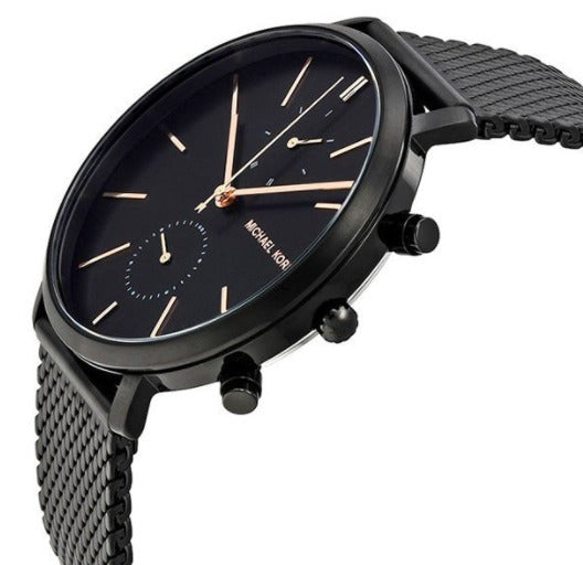 Michael Kors Jaryn Black Dial Black Stainless Steel Strap Watch for Men - MK8504 Buy Now By Michael Kors