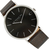 Coach Charles Black Dial Brown Leather Strap Watch for Women - 14602156 Buy Now By Coach