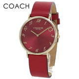 Coach Perry Red Dial Red Leather Strap Watch for Women - 14503722 Buy Now By Coach