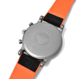 Emporio Armani Chronograph Quartz Grey Dial Black Leather Strap Watch For Men - AR11174 Buy Now By Emporio Armani