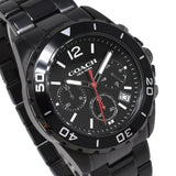 Coach Kent Chronograph Black Dial Black Steel Strap Watch for Men - 14602554 Buy Now By Coach