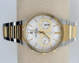 Salvatore Ferragamo F-80 Classic White Dial Two Tone Steel Strap Watch for Men - SFME00821 Buy Now By Salvatore Ferragamo