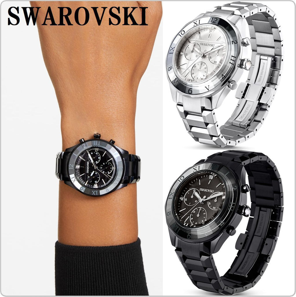 Swarovski Dextera Chronograph Silver Dial Silver Steel Strap Watch for Women - 5641297 Buy Now By Swarovski