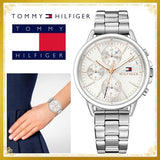 Tommy Hilfiger Carly White Dial Silver Stainless Steel Strap Watch for Women - 1781787 Buy Now By Tommy Hilfiger