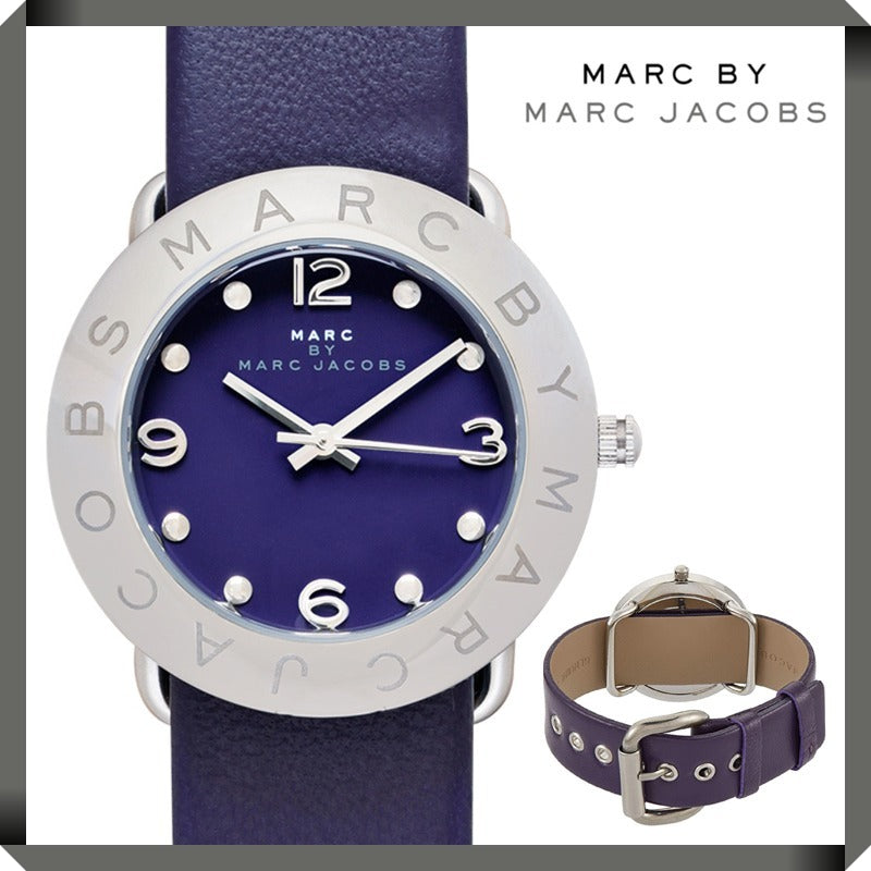Marc Jacobs Marc Purple Dial Purple Leather Strap Watch for Women - MBM8530 Buy Now By Marc Jacobs