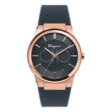 Salvatore Ferragamo Sapphire Black Dial Black Silicone Strap Watch for Men - SFHP00420 Buy Now By Salvatore Ferragamo